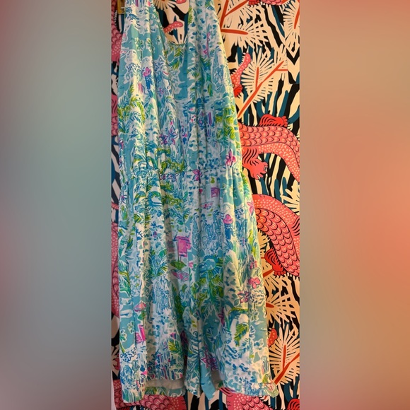 Lily Pulitzer skort romper all cotton casual - Picture 2 of 7